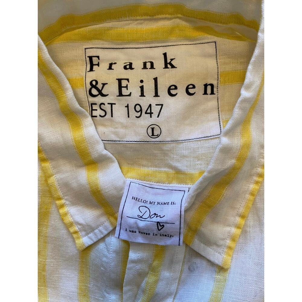 Frank & Eileen Don Button Up Striped Shirt - image 3